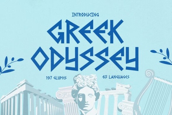 Greek Odyssey Font
